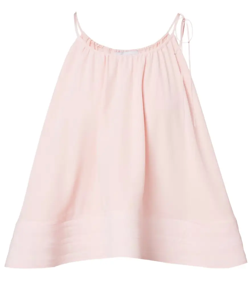 Stella McCartney Silk crop top