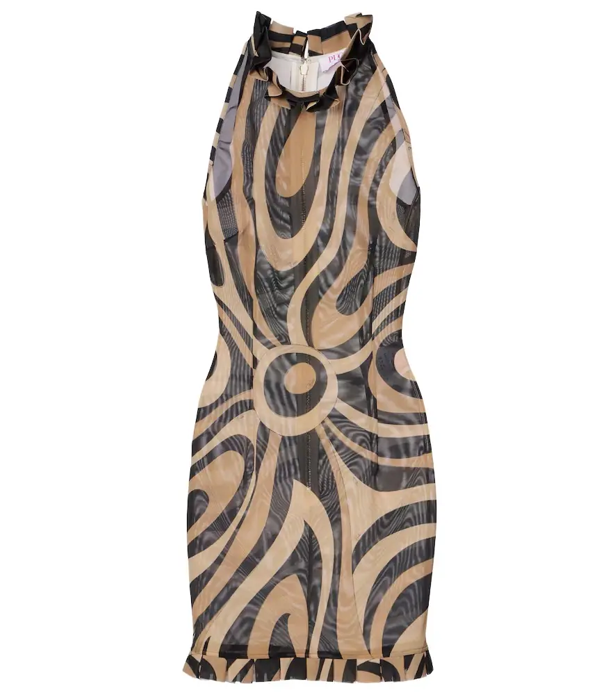 Pucci Marmo ruffled minidress
