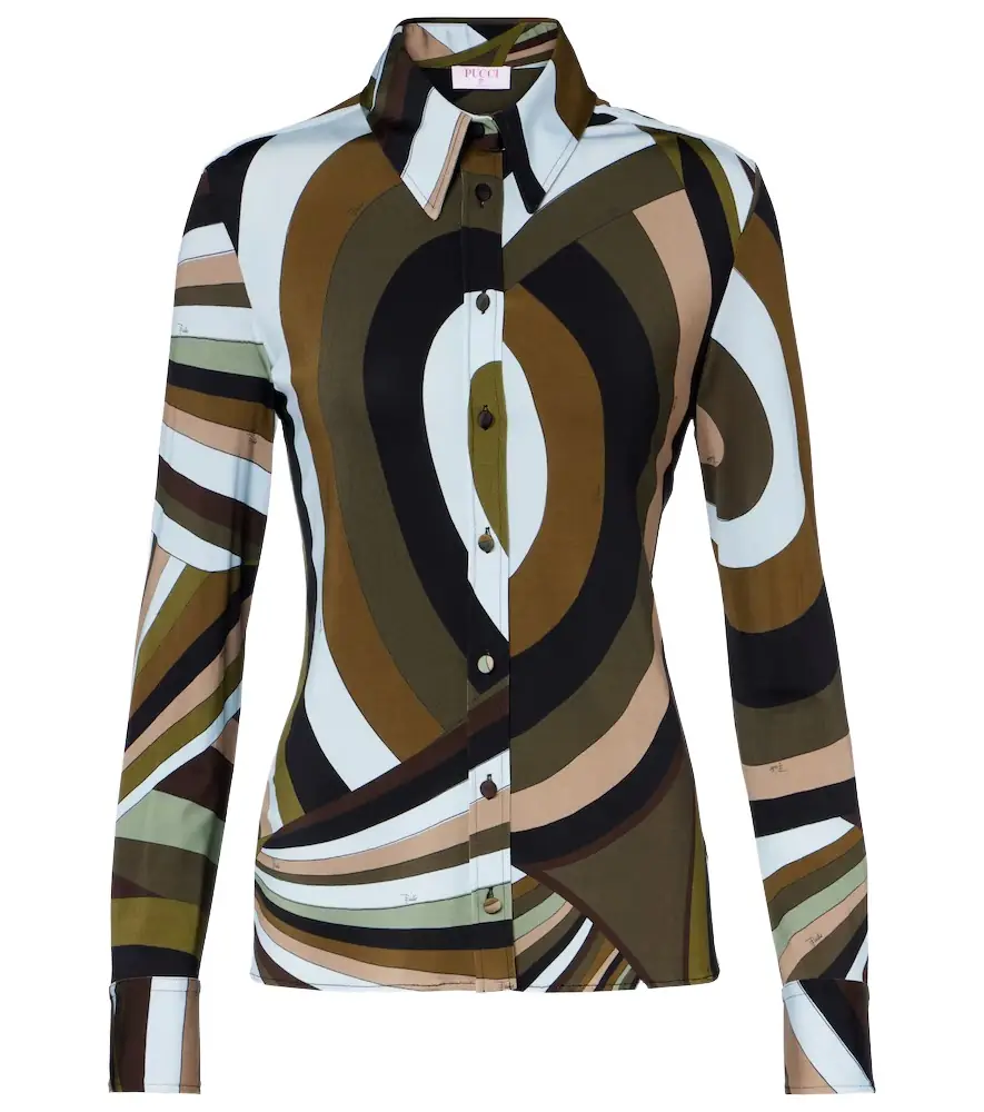 Pucci Marmo silk shirt