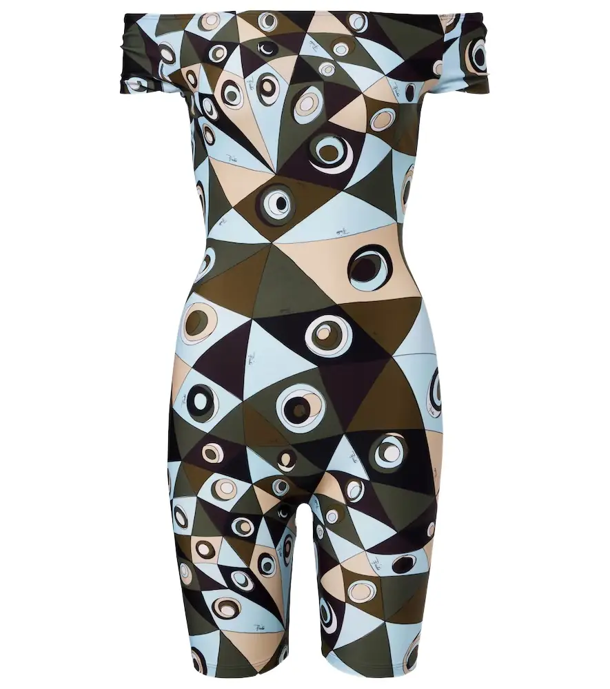 Pucci Occhi off-shoulder jumpsuit