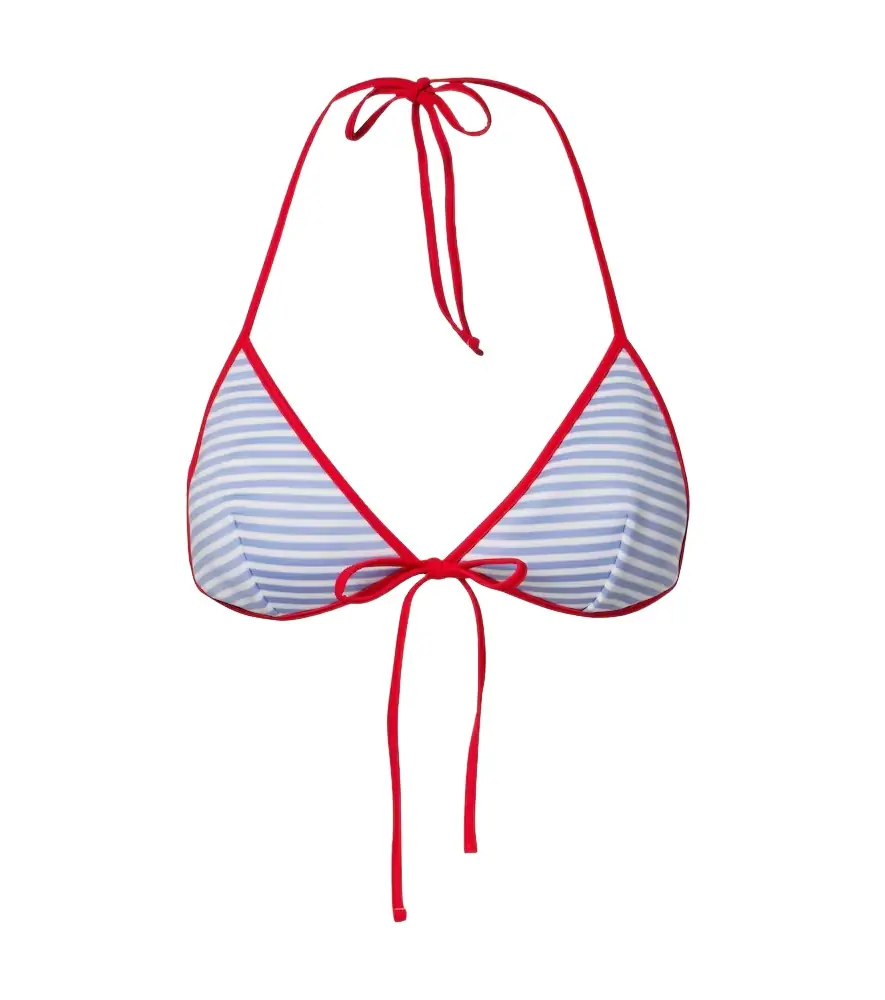 Prada Striped bikini top