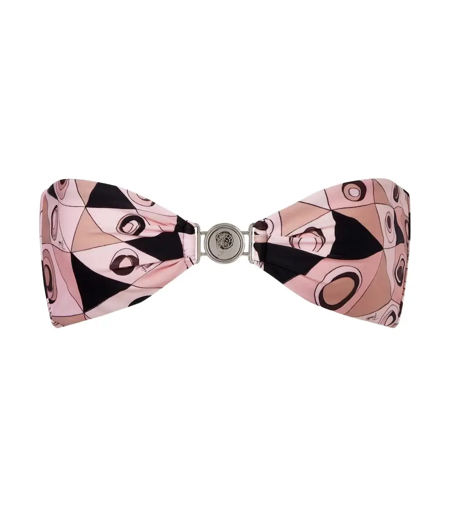 Pucci Occhi bandeau bikini top