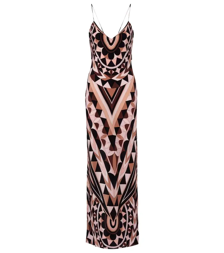 Pucci Manuba silk crêpe de chine gown
