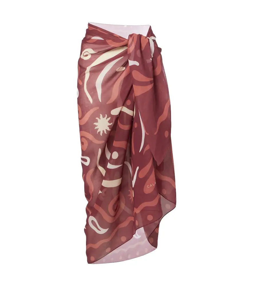 Cala de la Cruz Luana printed beach cover-up