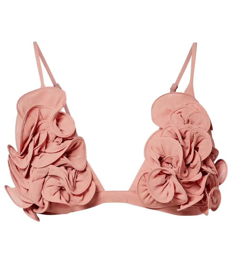 Adriana Degreas Ruffled bra top