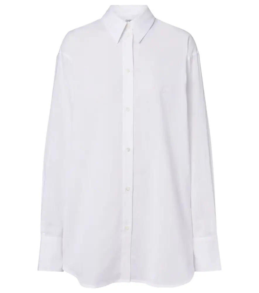 Toteme Oversized cotton and linen shirt