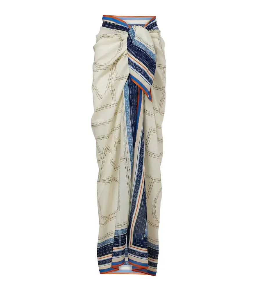 Toteme Collector printed beach cover-up