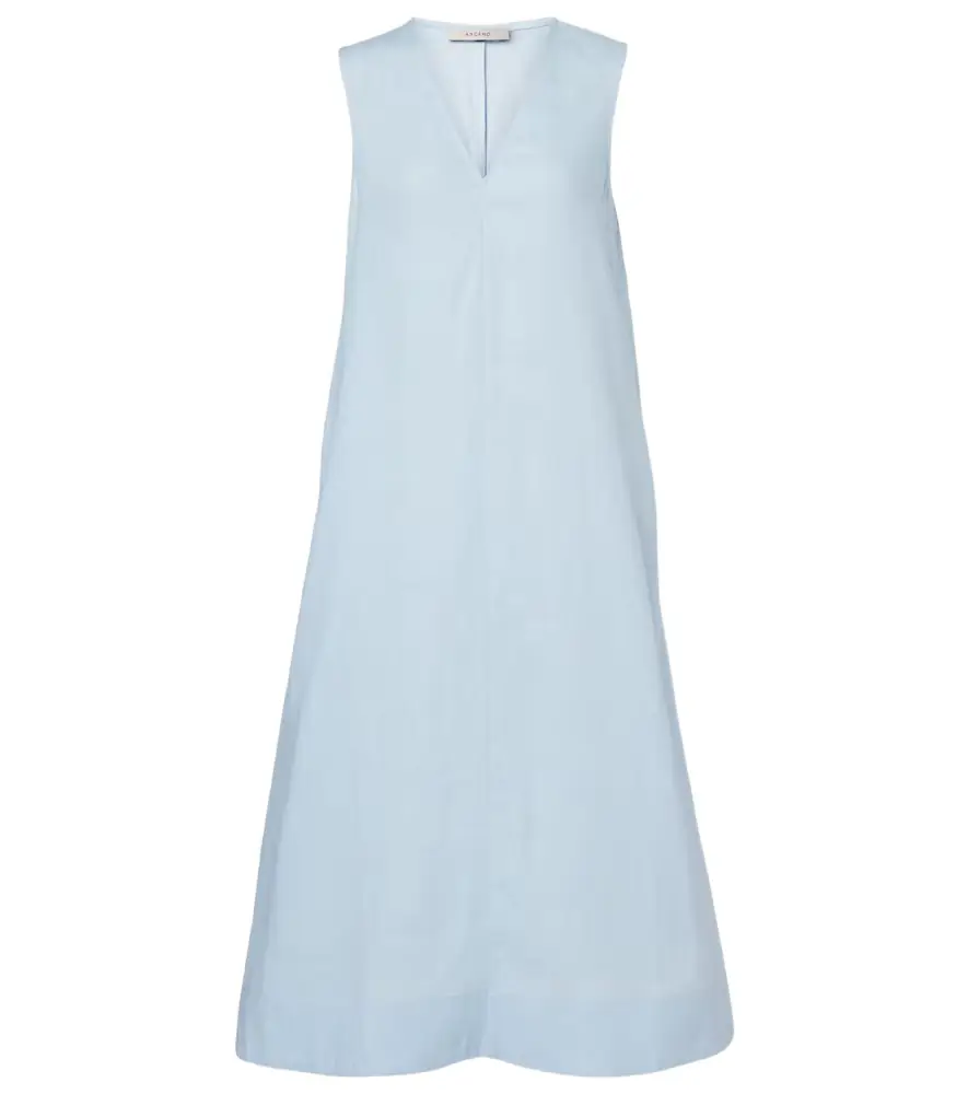 Asceno Nisha linen midi dress