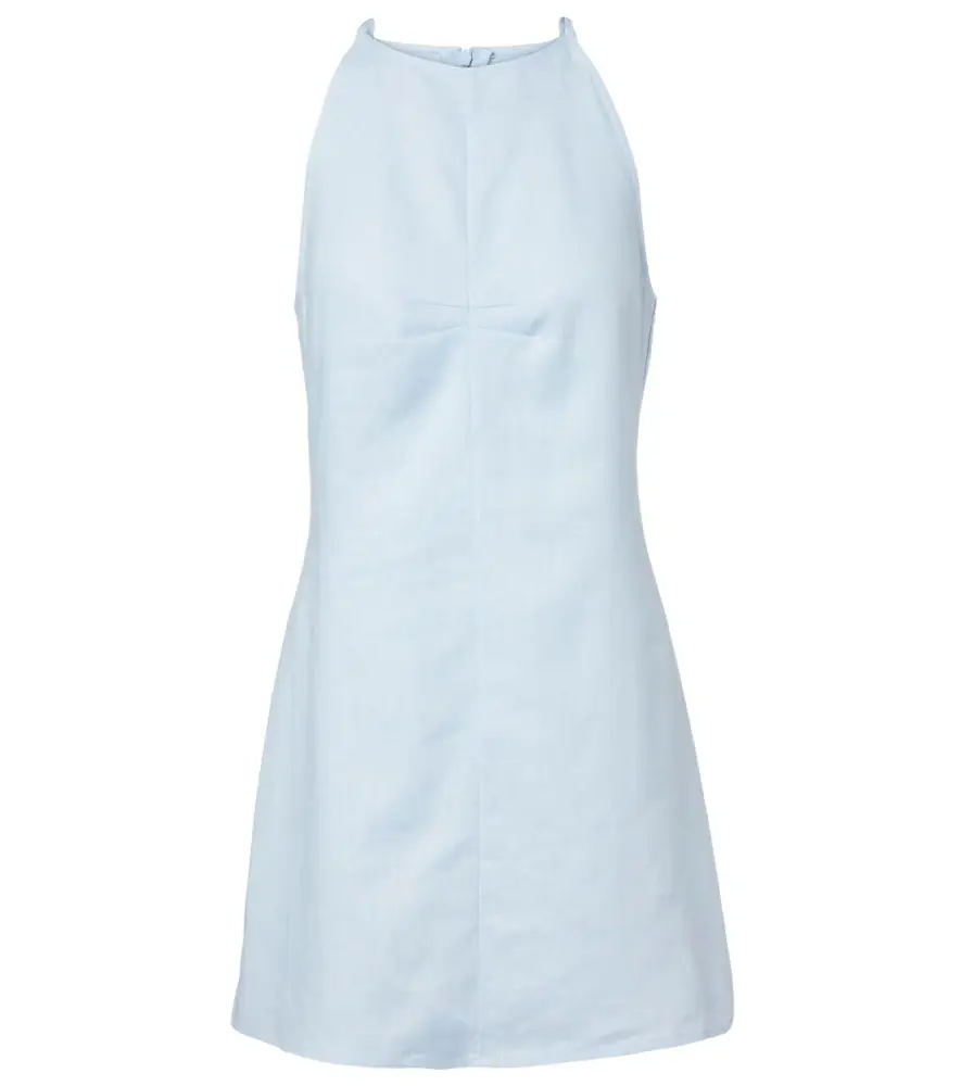 Asceno Antigua linen minidress
