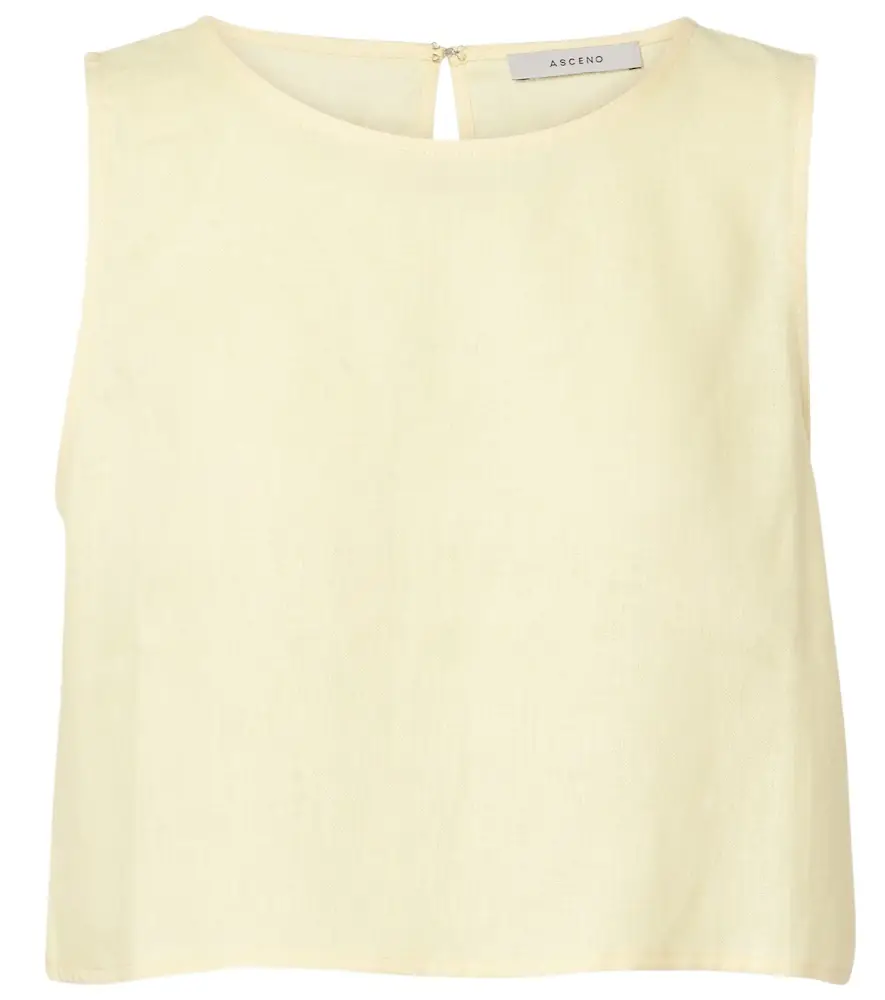 Asceno Kobe linen top
