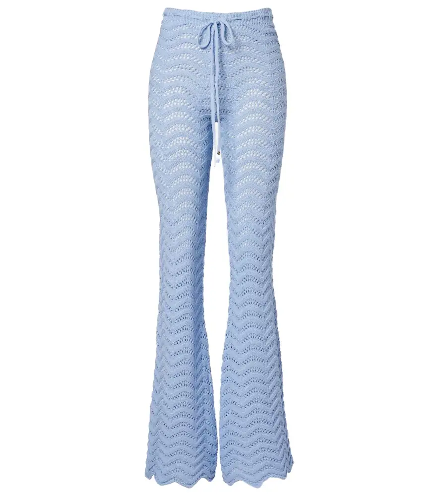 Bananhot Kim cotton-blend flared pants