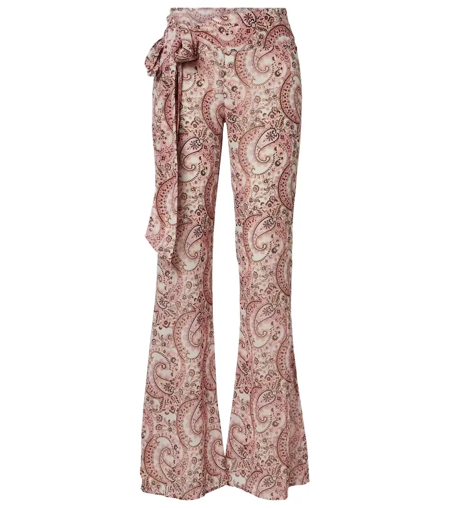 Bananhot Bowie paisley flared pants