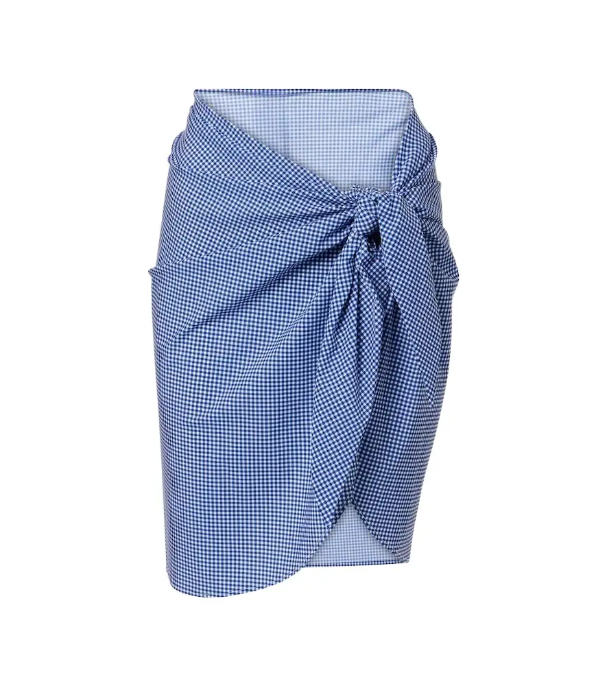 Karla Colletto Gingham beach cover-up