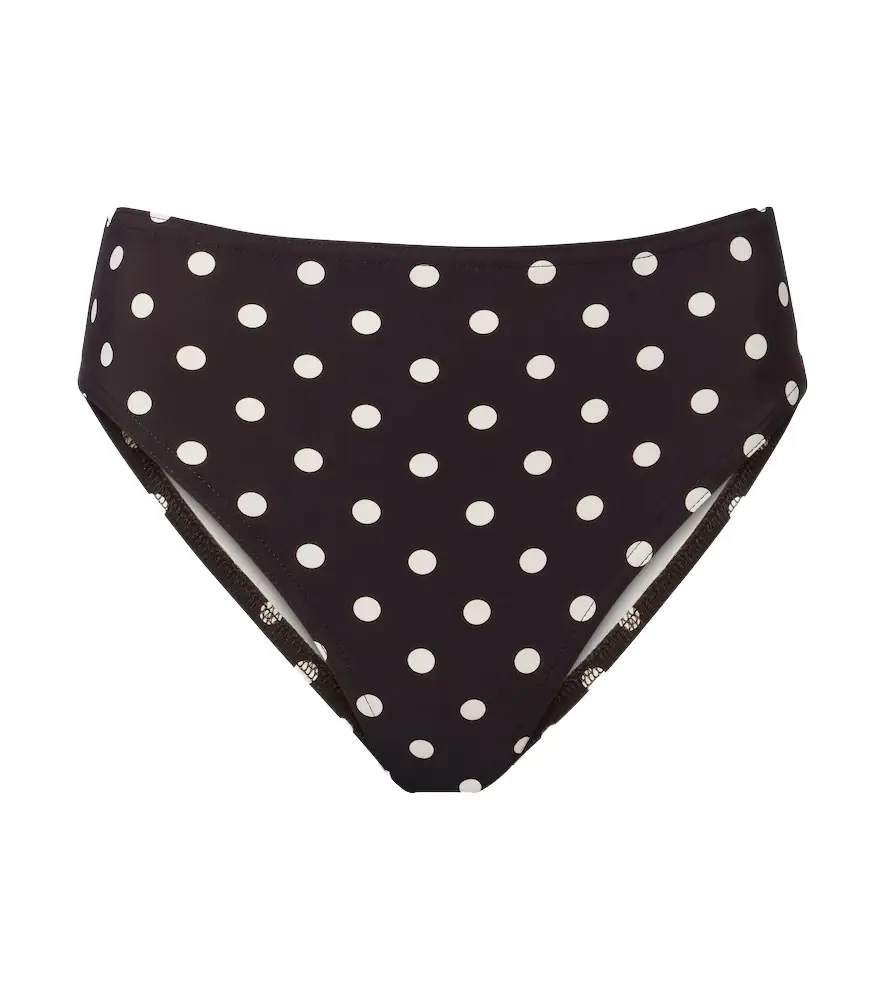 Karla Colletto Polka-dot bikini bottoms