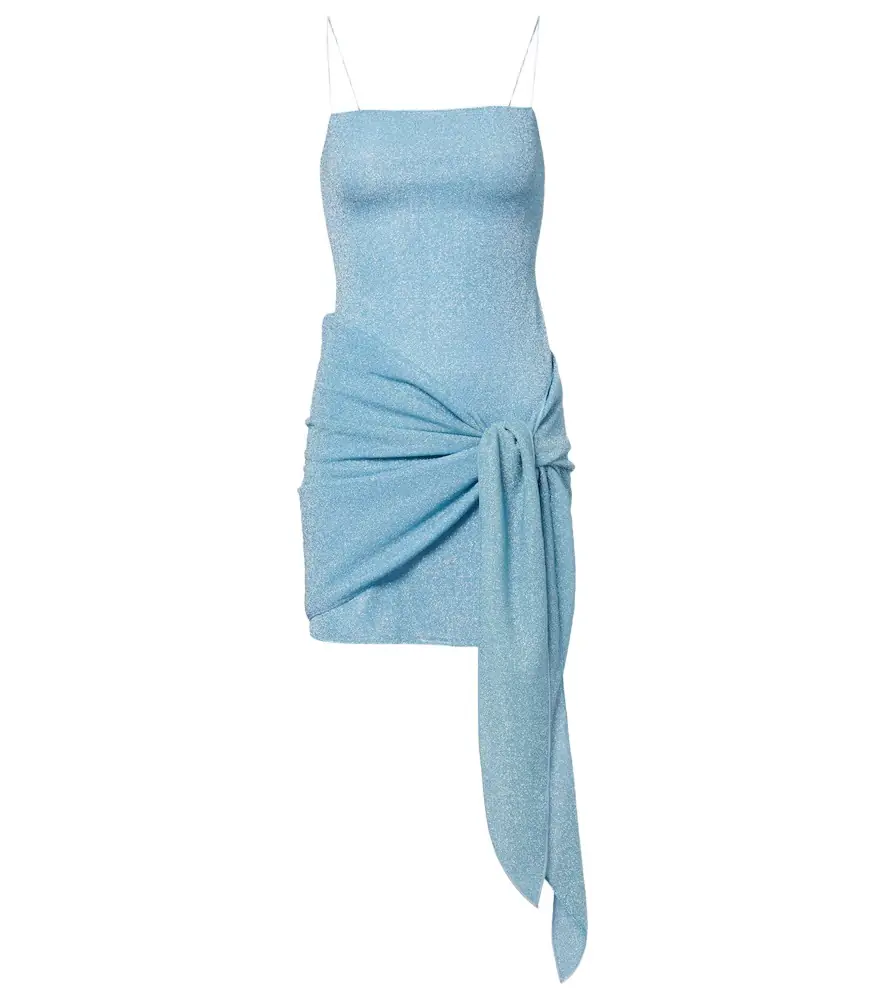 Oseree Oséree Lumière gathered minidress