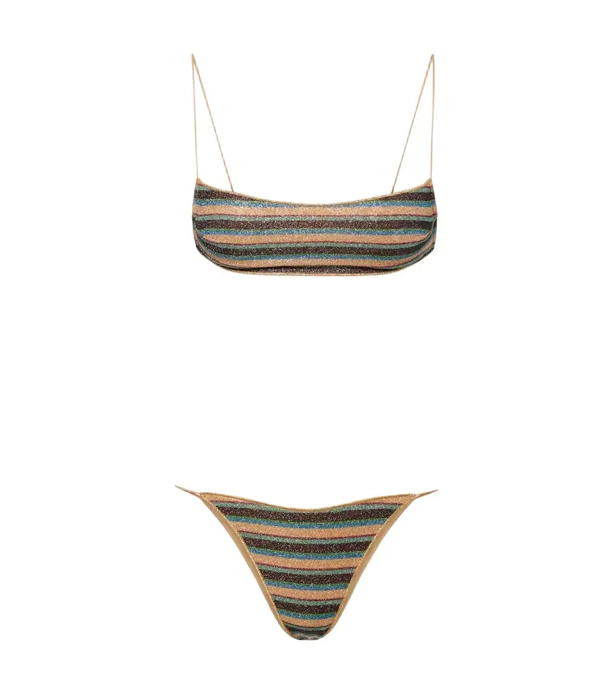 Oseree Oséree Lumière striped bikini