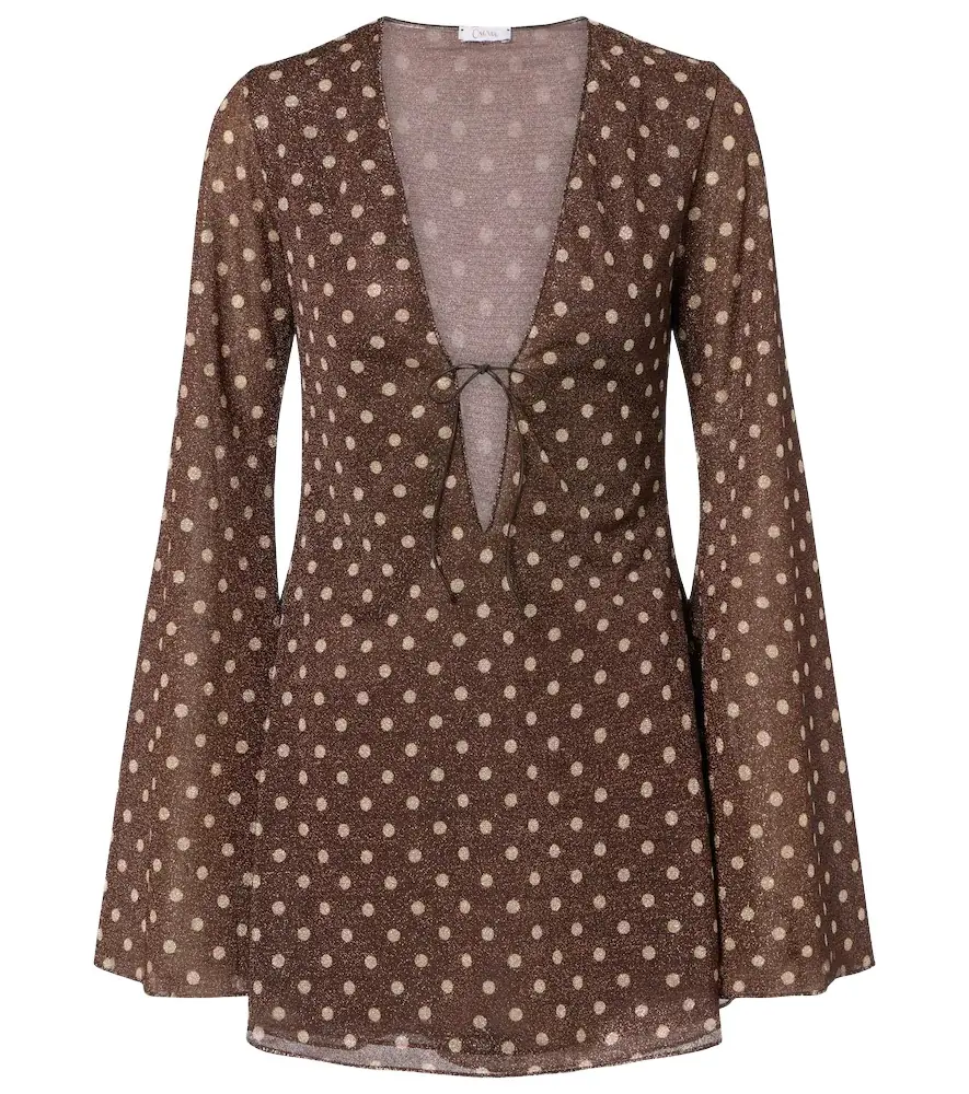 Oseree Oséree Lumière polka-dot minidress