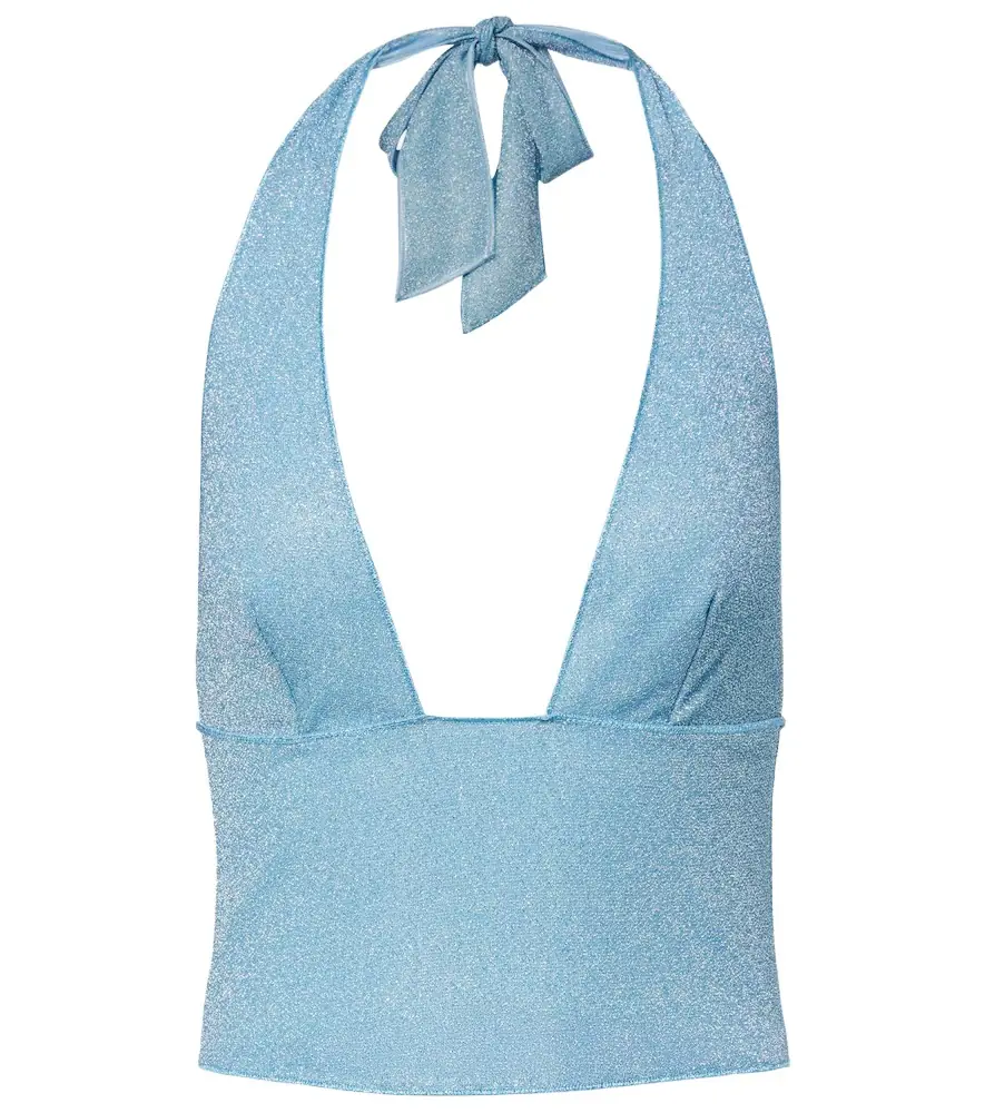 Oseree Oséree Lumière halterneck top
