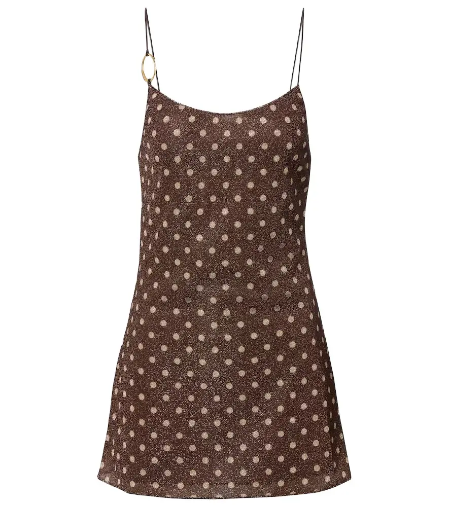 Oseree Oséree Lumière polka-dot minidress