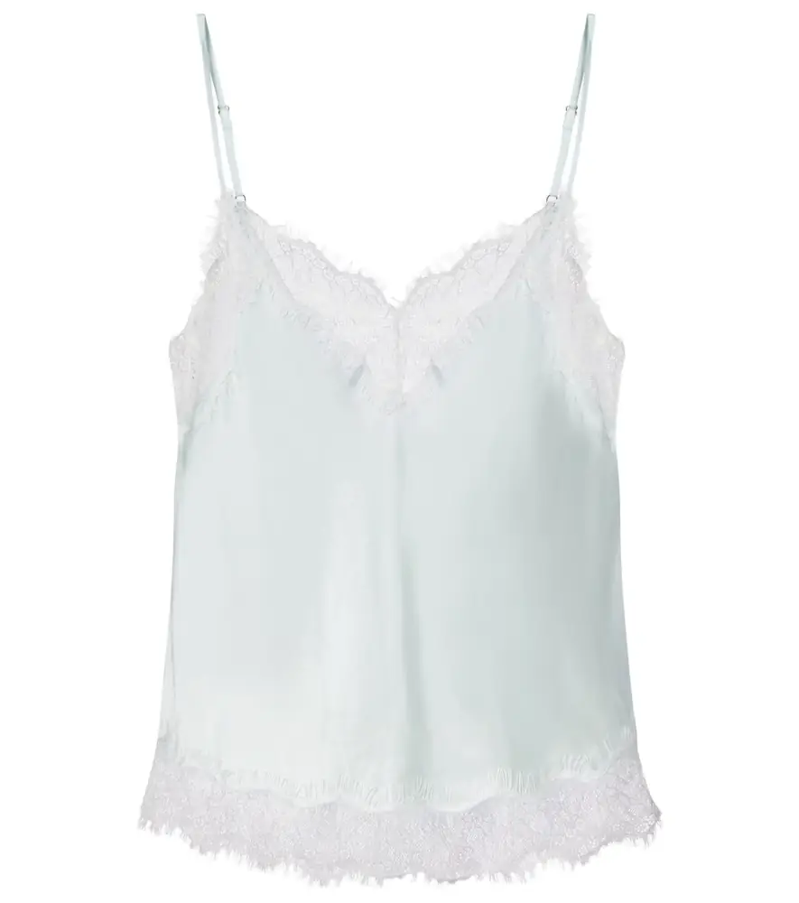 Poupette St Barth Zely lace-trimmed camisole