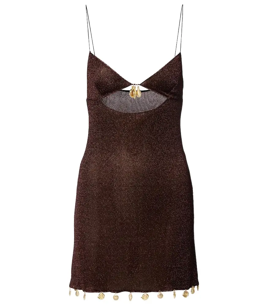 Oseree Oséree Lumière cutout minidress