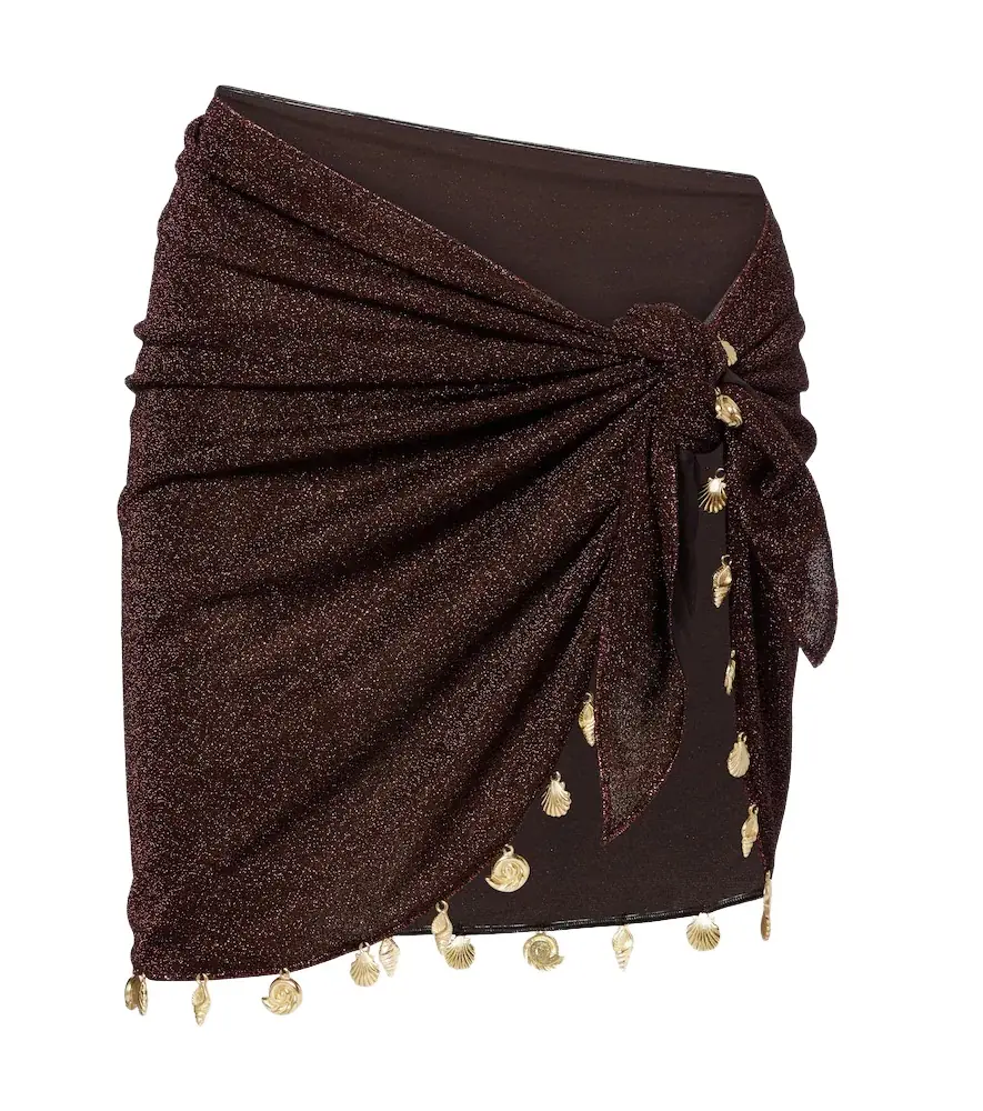 Oseree Oséree Lumière embellished beach cover-up