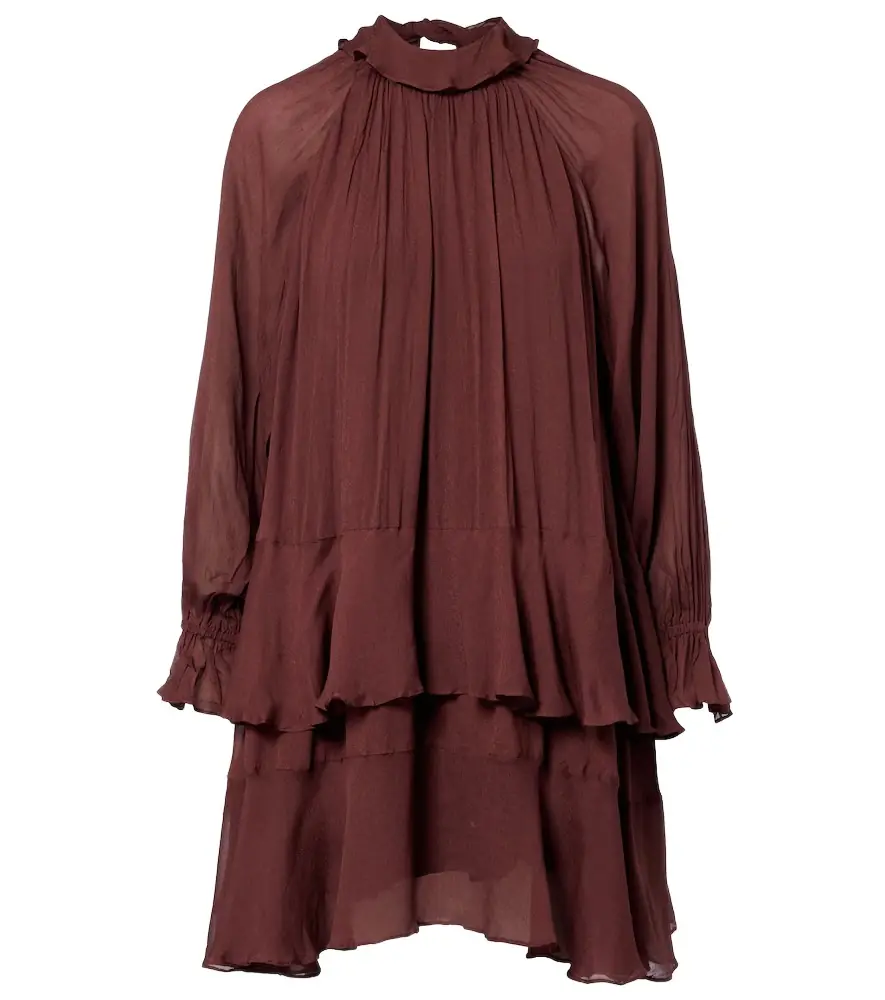 Poupette St Barth Dina ruffled minidress