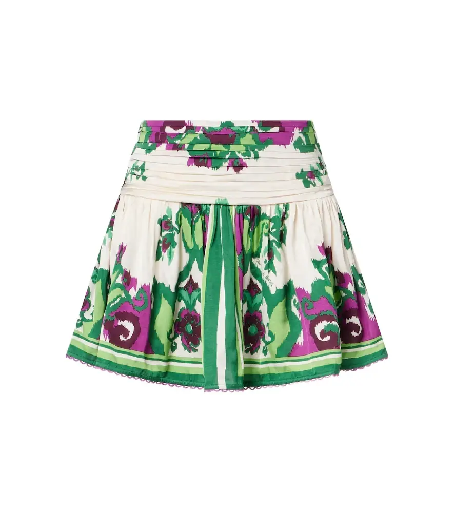 Poupette St Barth Colleen floral miniskirt
