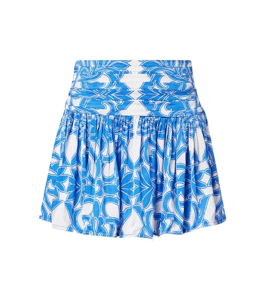 Poupette St Barth Colleen floral miniskirt