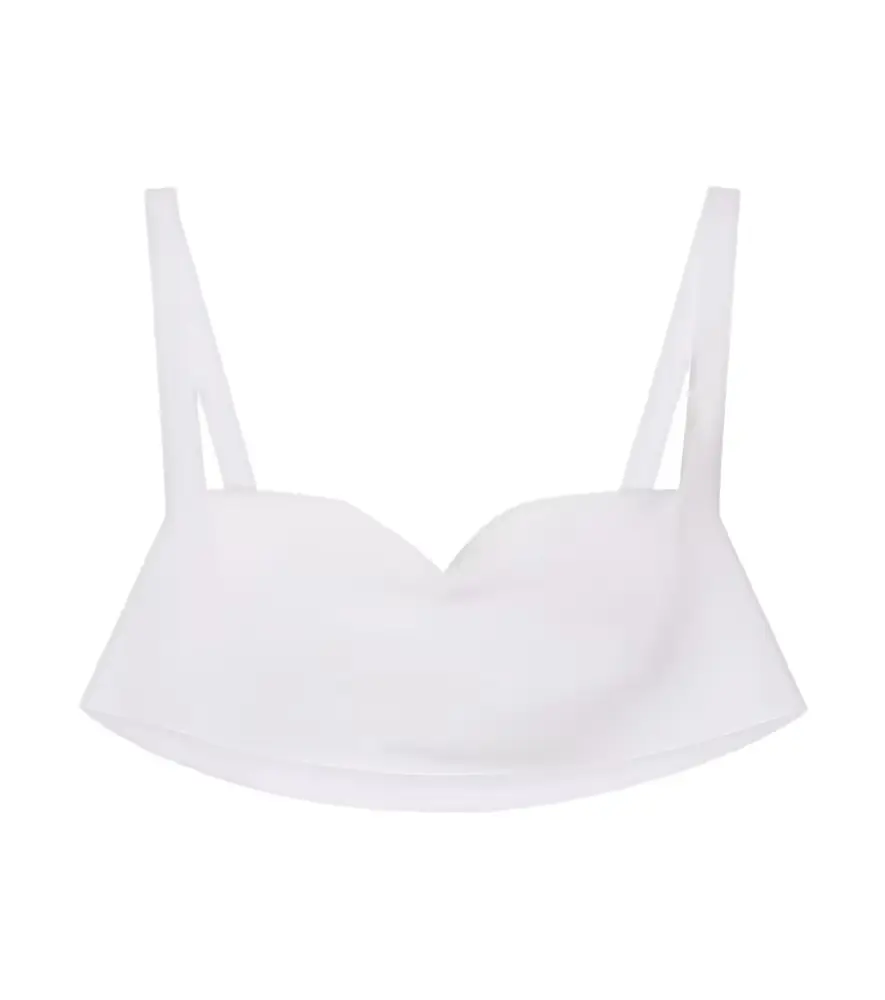 Prada Silk crêpe de chine bra top