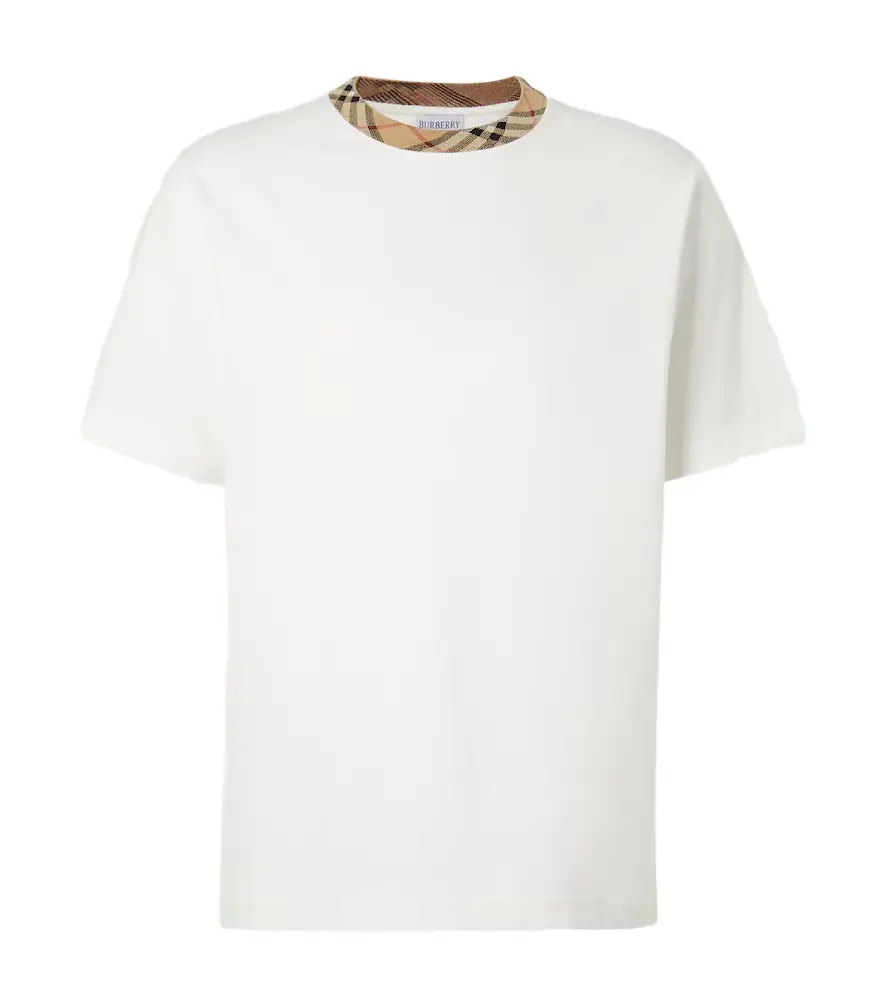 Burberry Check cotton jersey T-shirt