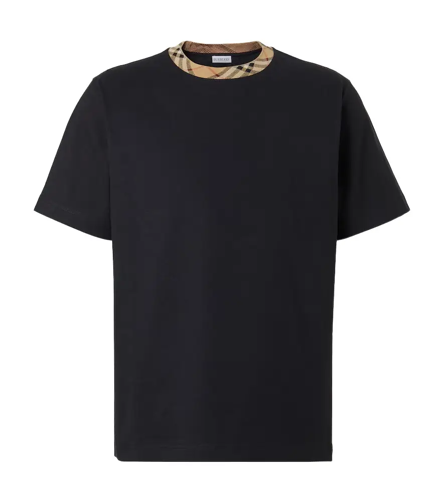 Burberry Check cotton jersey T-shirt