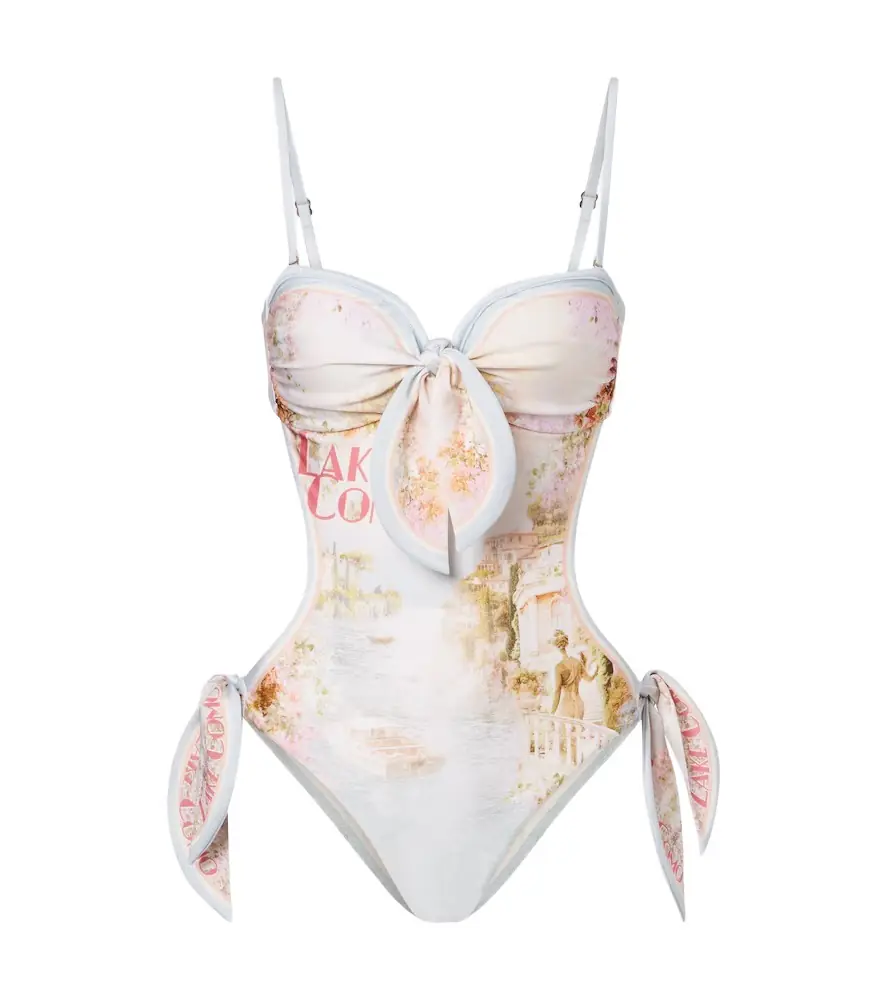 Zimmermann Como printed swimsuit