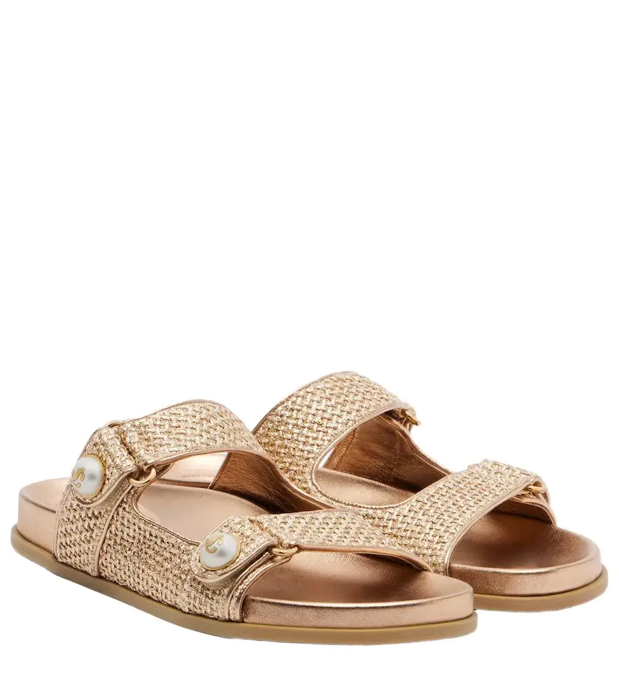 Jimmy Choo Fayence woven sandals
