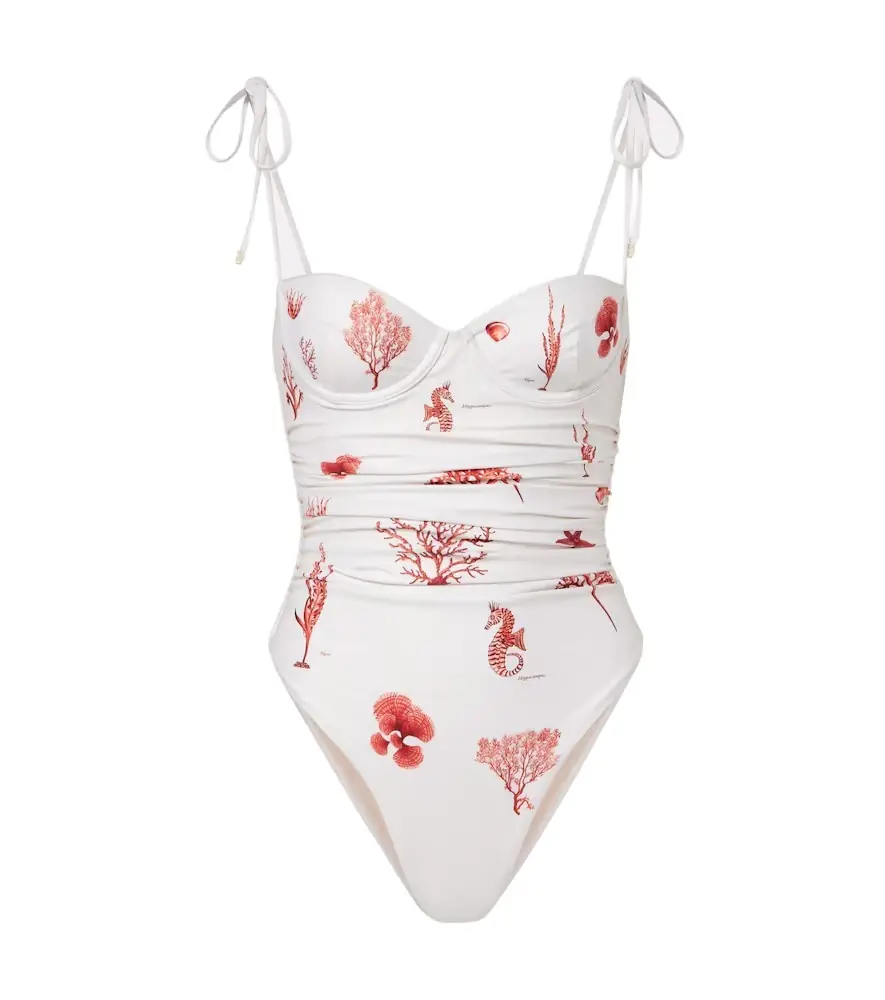 Agua by Agua Bendita Rabano printed swimsuit