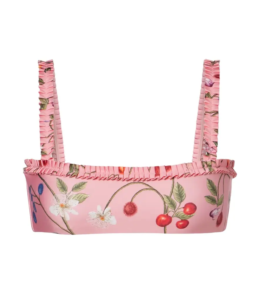 Agua by Agua Bendita Olmo printed bikini top