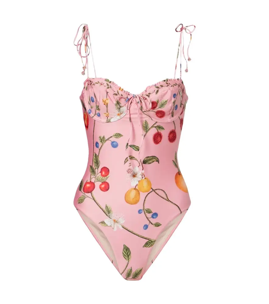 Agua by Agua Bendita Ébano printed swimsuit