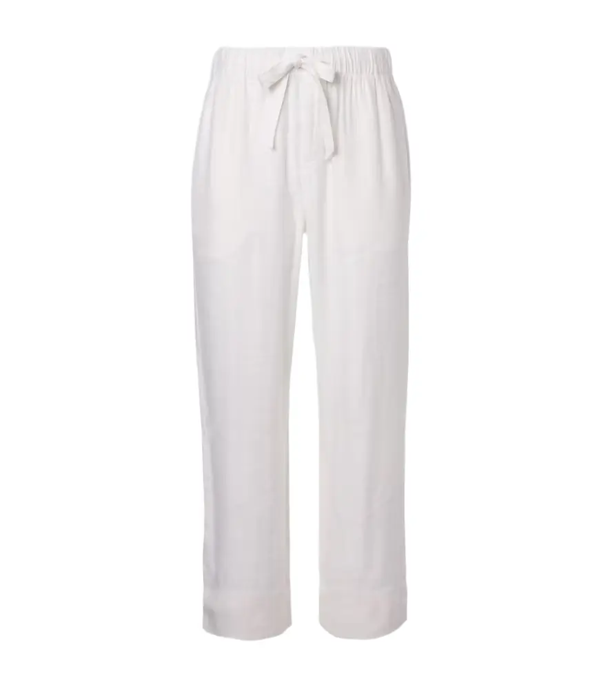 Frescobol Carioca Luan linen-blend straight pants