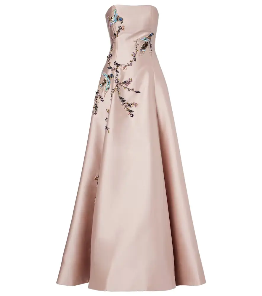 Costarellos Mavia embellished corset gown