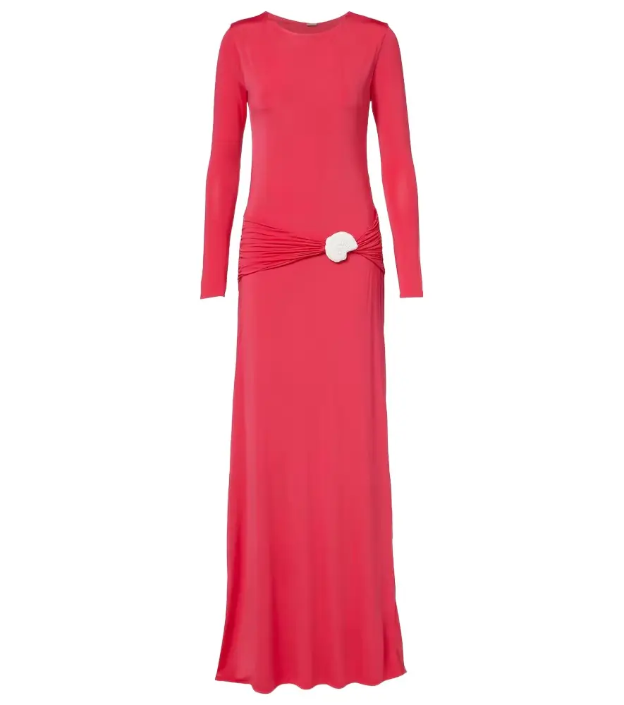 Cala de la Cruz Eres gathered jersey maxi dress
