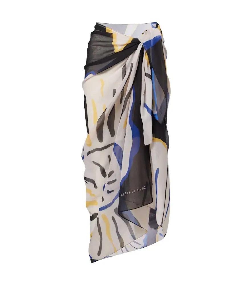 Cala de la Cruz Luana printed beach cover-up