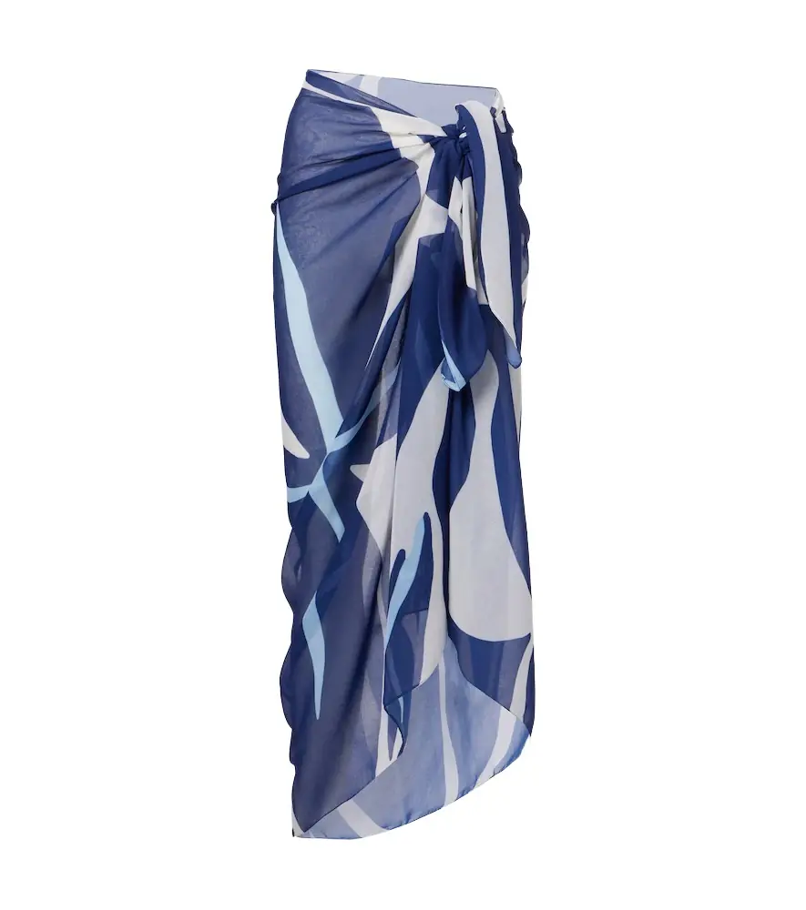 Cala de la Cruz Luana printed beach cover-up