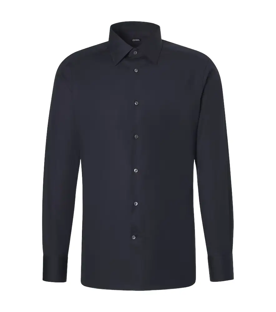 Zegna Cotton-blend shirt