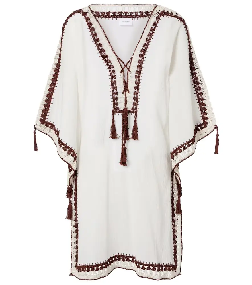 Anna Kosturova Crochet cotton kaftan