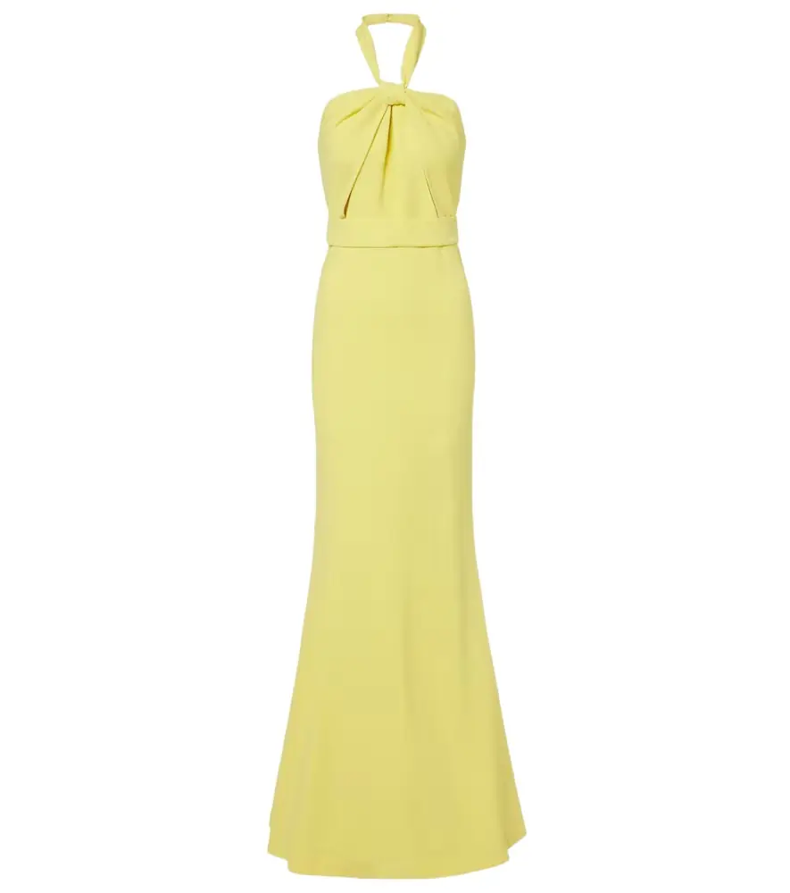 Elie Saab Halterneck cady gown