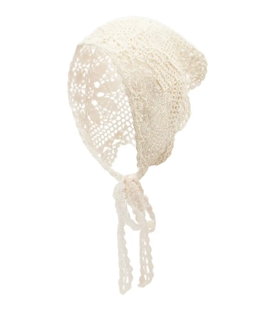 Anna Kosturova Crochet cotton scarf