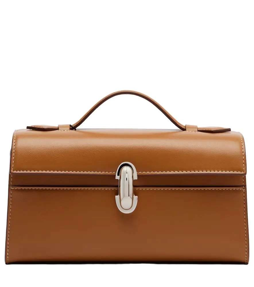 Savette Symmetry Pochette leather top-handle bag