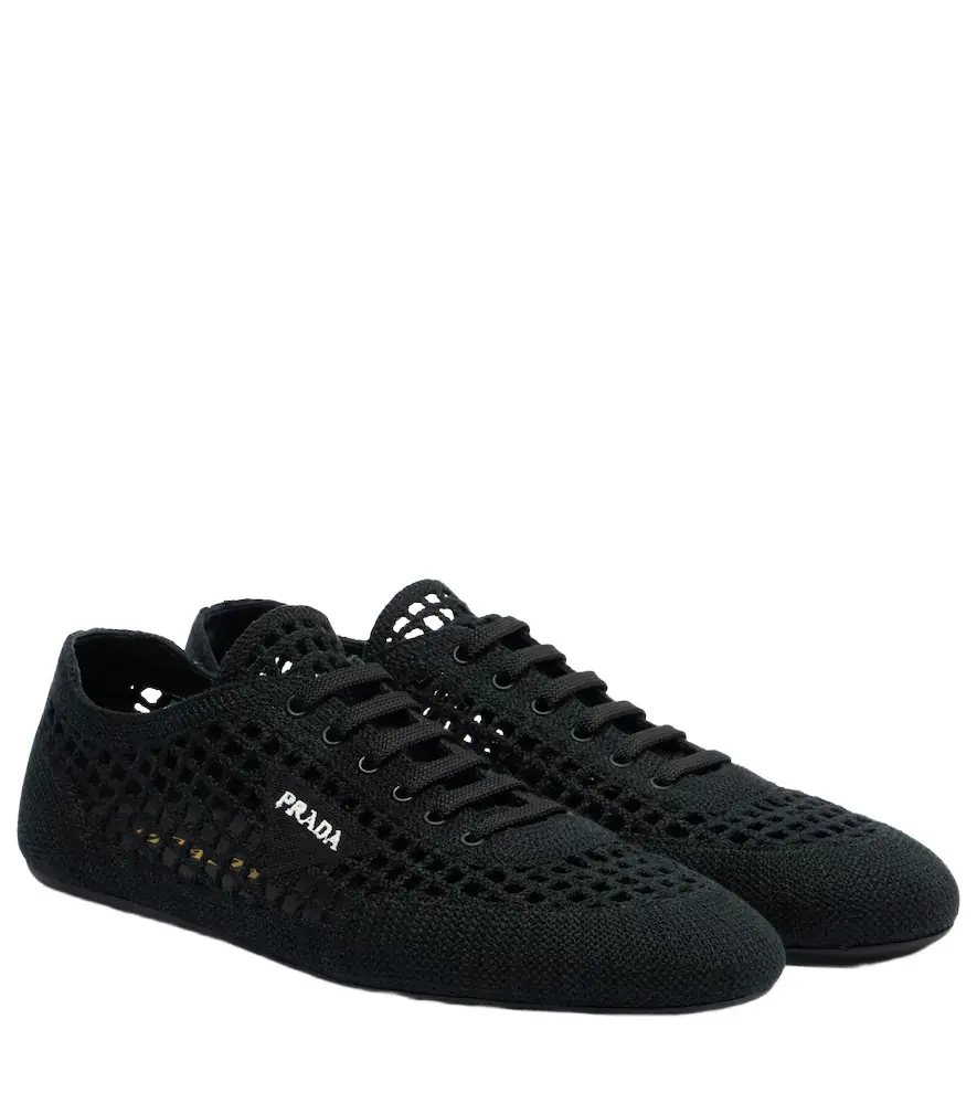 Prada Collapse crochet sneakers
