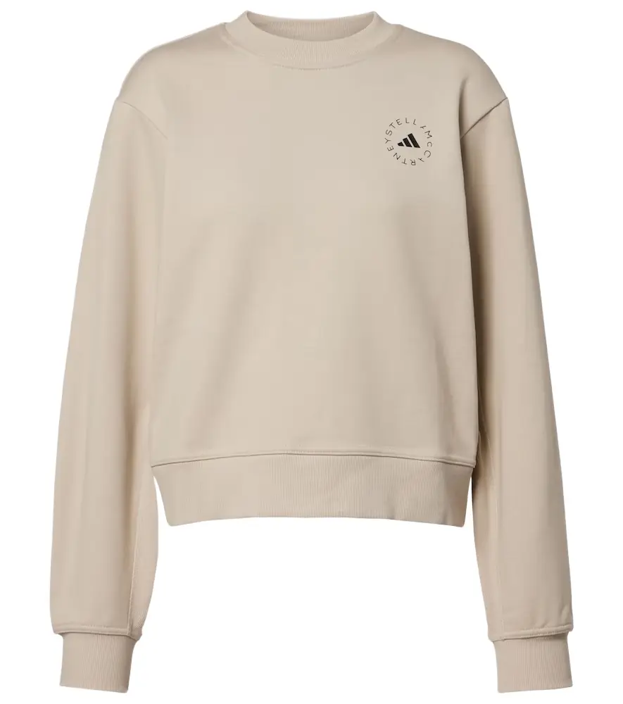 Adidas by Stella McCartney Logo cotton sweatshirt
