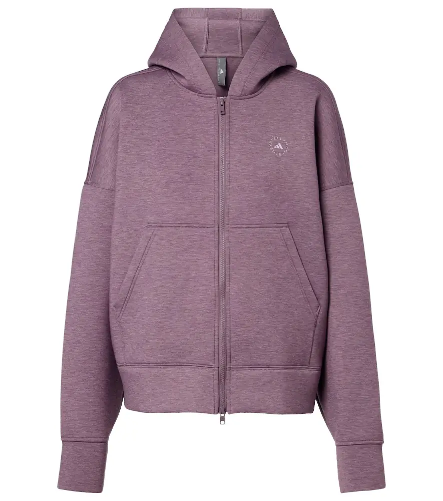 Adidas by Stella McCartney Logo zip-up hoodie